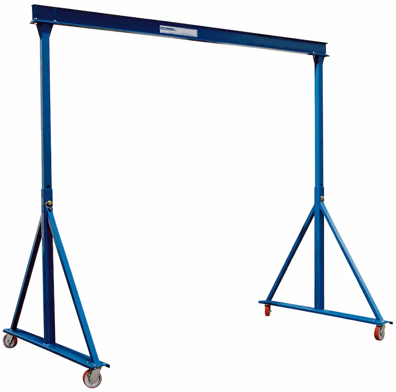 Gorbel gantry shop crane
