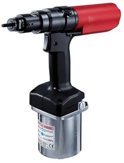 Pneumatic rivnut installation tool